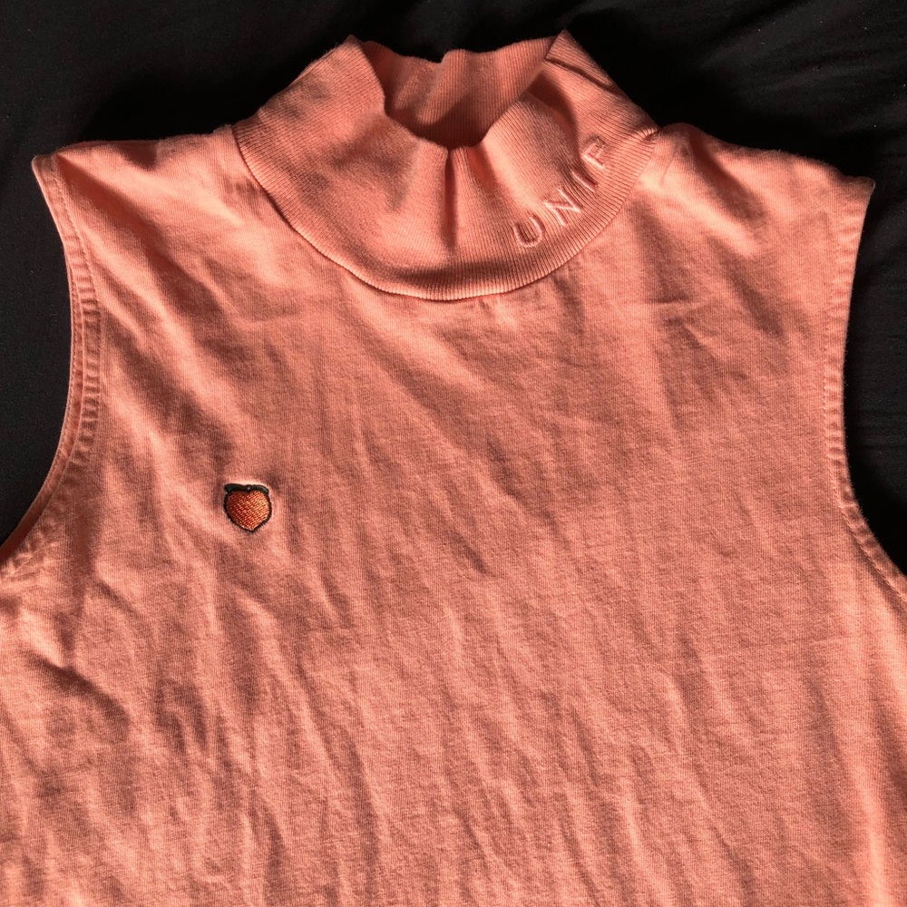 UNIF peach sleeveless top